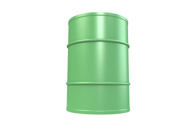 Oil Drum, Green Copy Space