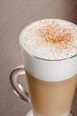 Coffee Latte in a glass