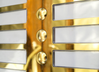 door bell name plate