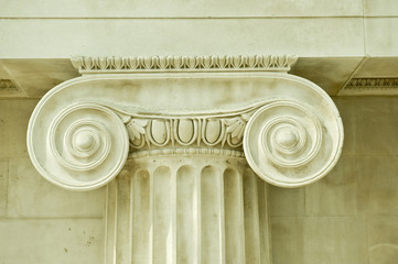 Corinthian antique column