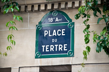 place du tertre à Paris