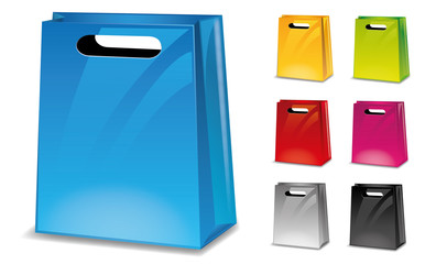 Icon Shop Einkaufstüte Warenkorb Set griff