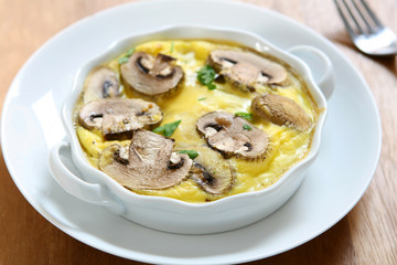 Mushroom Quiche