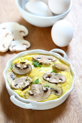 Mushroom Quiche