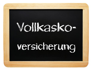 Obraz premium Vollkasko Versicherung oder Vollkaskoversicherung