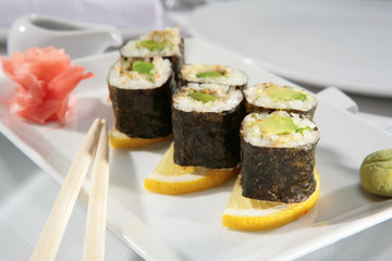 Sushi is popular japanese dish