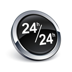 icône bouton internet 24/24