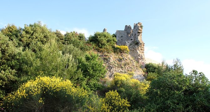 ruines du chateau du castellas
