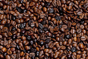 still life of coffee beans