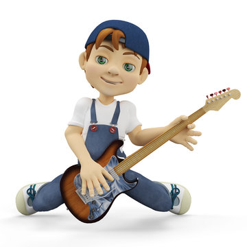 Boy Guitar Hero