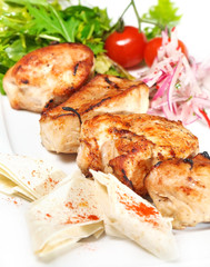 meat grilled pita,Shish kebab