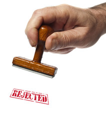 Rejected stamp