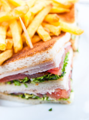 Sandwich with chicken