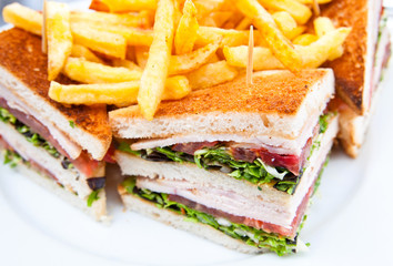 Sandwich with chicken
