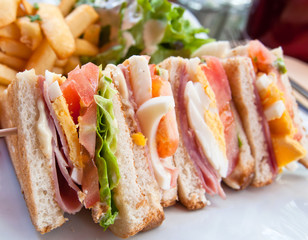 Sandwich with chicken