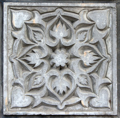 old abstract bas-relief