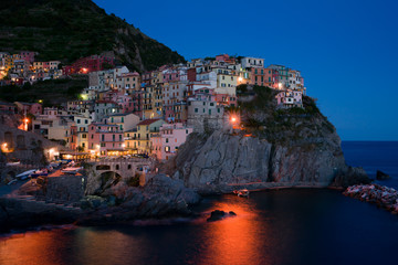 Fototapeta na wymiar Cinque Terre fishing village
