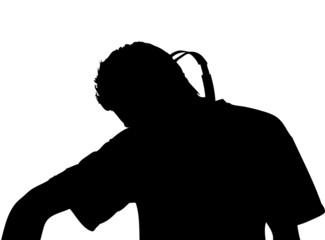 deejay silhouette