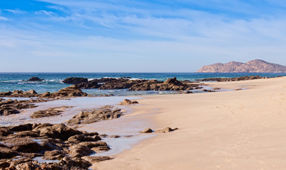 Fototapeta na wymiar Rocky Coastline of Cabo San Lucas, Mexico