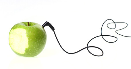 Apfel MP3-Player mit langem Kabel