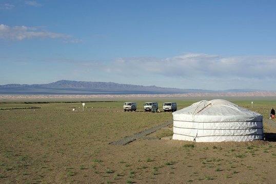 Yourtes, Mongolie