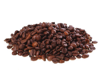 Kaffeebohnen Haufen