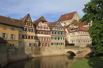 Blick auf die Altstadt von Schwäbisch Hall - Deutschland