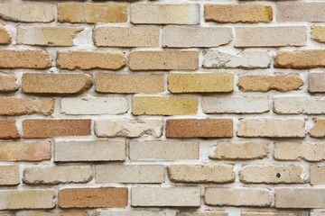 レンガの壁面