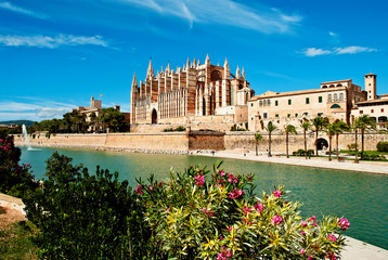 Cathedral of Palma de Majorca - obrazy, fototapety, plakaty