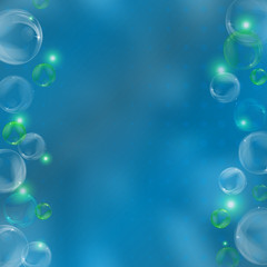 Background, bubbles