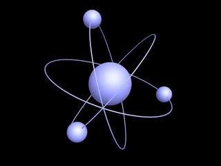 Molecule, 3D render.