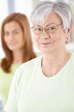Portrait of elderly female
