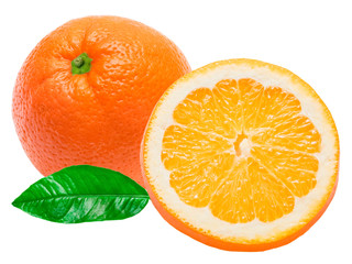 orange isolated on white background