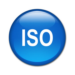 Boton brillante norma ISO - obrazy, fototapety, plakaty