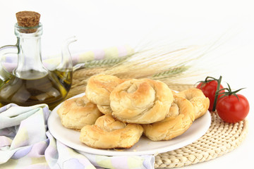 Homemade pastry filled with cheese