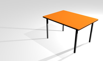 3d business table
