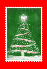 Christmas postage stamp