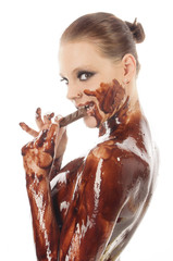 Sweet chocolate girl