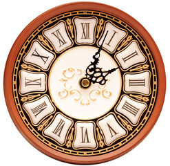 Time concept - vintage clock face