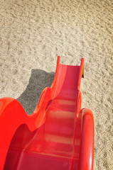 red slide holiday background
