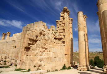 Fototapeta premium The Ruins of Jerash, Jordan