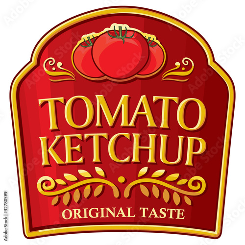 "tomato ketchup label design" Stock image and royaltyfree vector files
