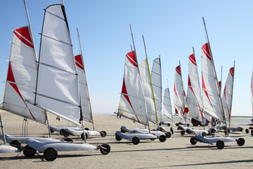 Fototapeta premium Char à voile