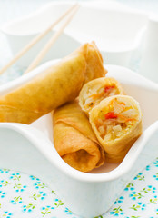 macro spring roll