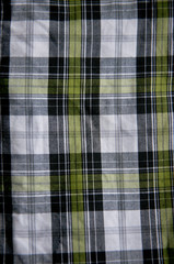 Texture of green cotton cloth