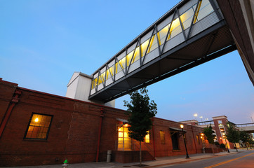 Fototapeta premium Footbridge Overpass