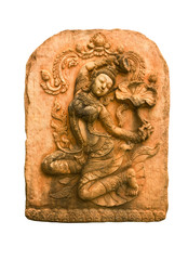 Sandstone carvings woman