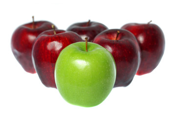 Red and Green Apples