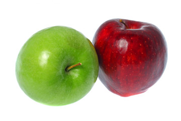 Red and Green Apple