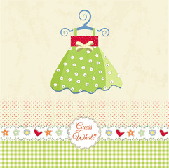 baby girl announcement